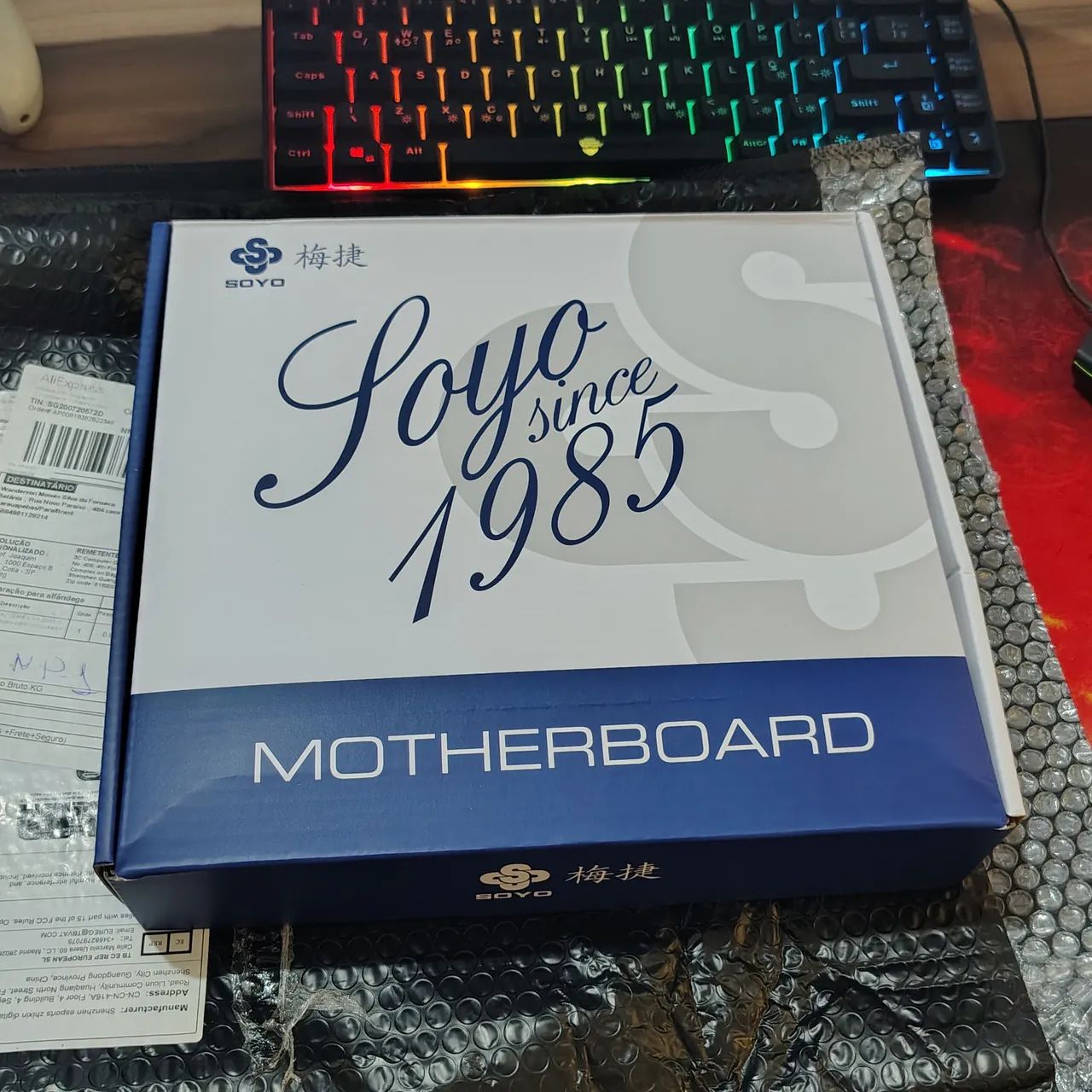Kit placa mãe x99 vou E5 2680 SOYO - Foto 5