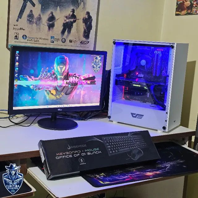 Computador Gamer Completo Intel i7-7700K 16GB NVMe GTX1060 6GB