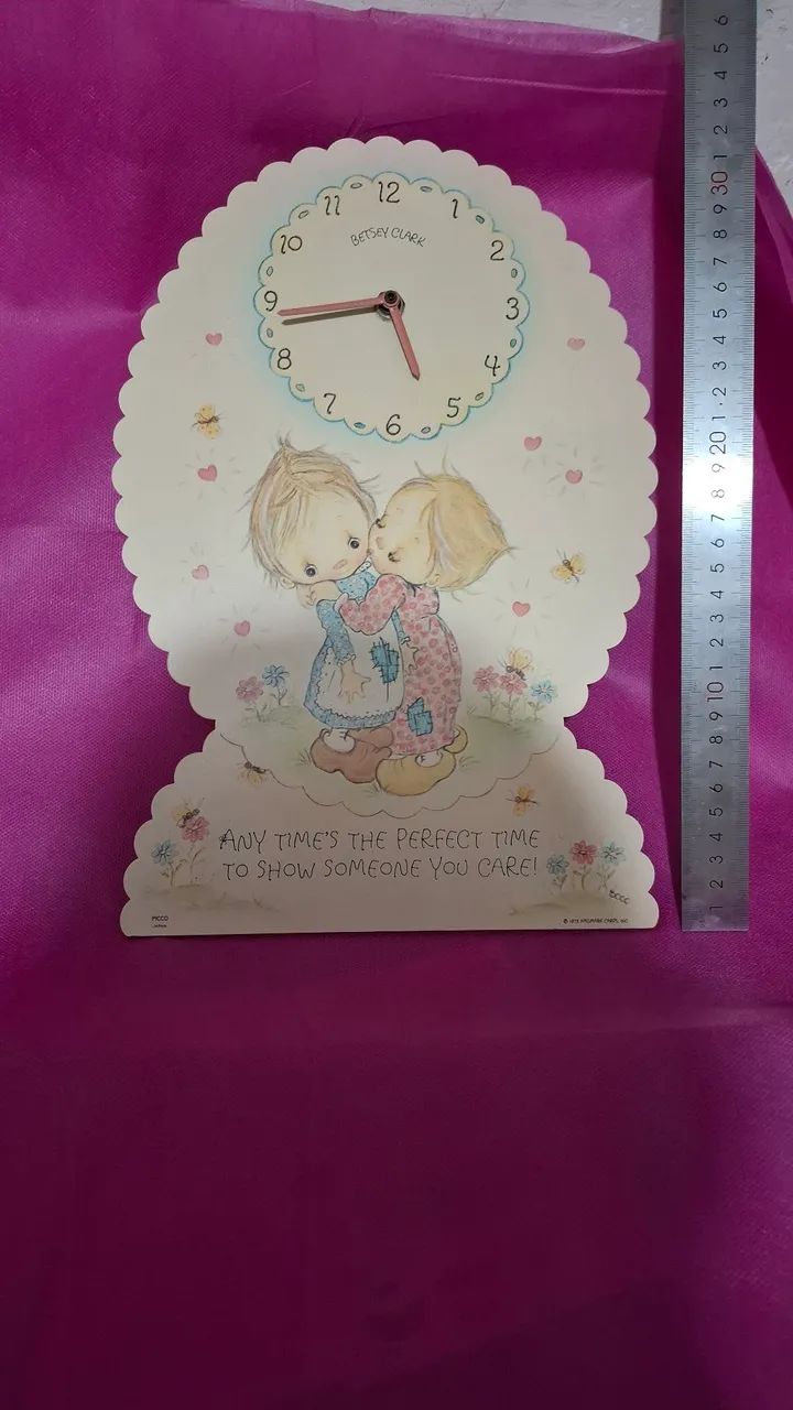  Betsey  Clark Relogio de Parede Vintage original  Grande  - Foto 4