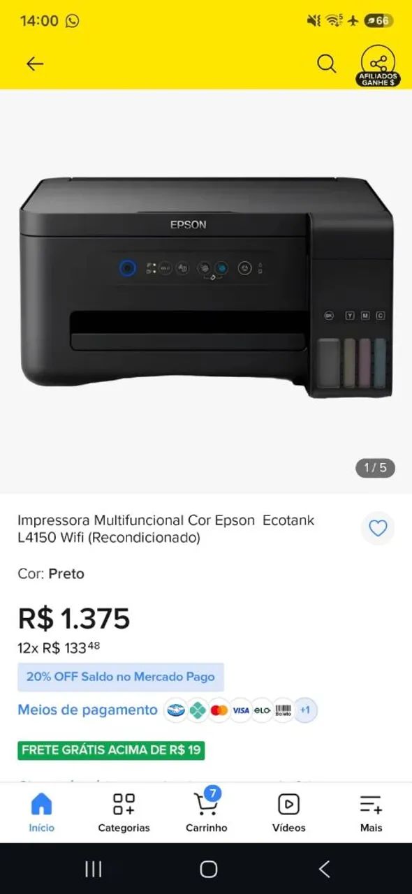 Vendo Impressora Epson  - Foto 2