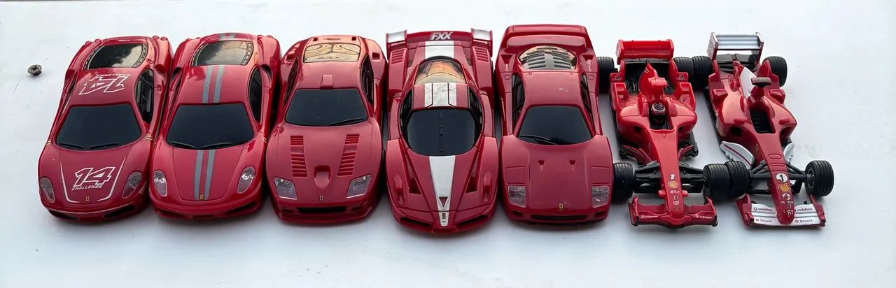 Coleção Ferrari Shell V-Power - 2008 | 1:38 | 7 Miniaturas