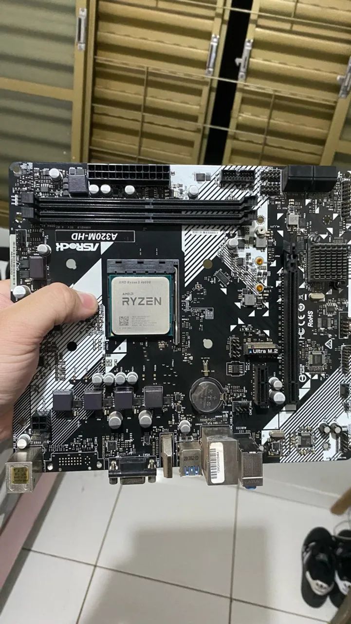 Kit upgrade processador AMD + Placa mãe  - Foto 2