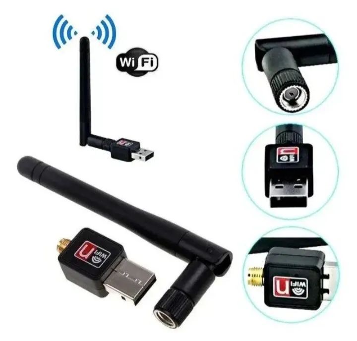 Antena wifi USB adaptador para wireless Novo entregamos  - Foto 2