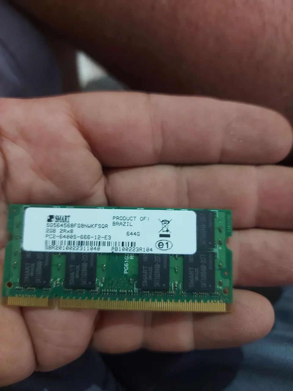 MEMORIA NOTEBOOK PC2 2GB 6400S