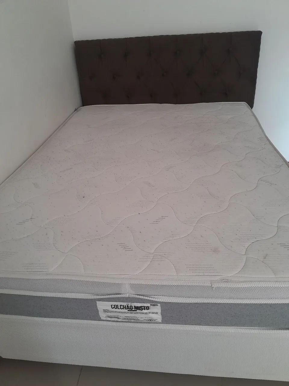 Cama box, colchão misto de casal - Foto 2