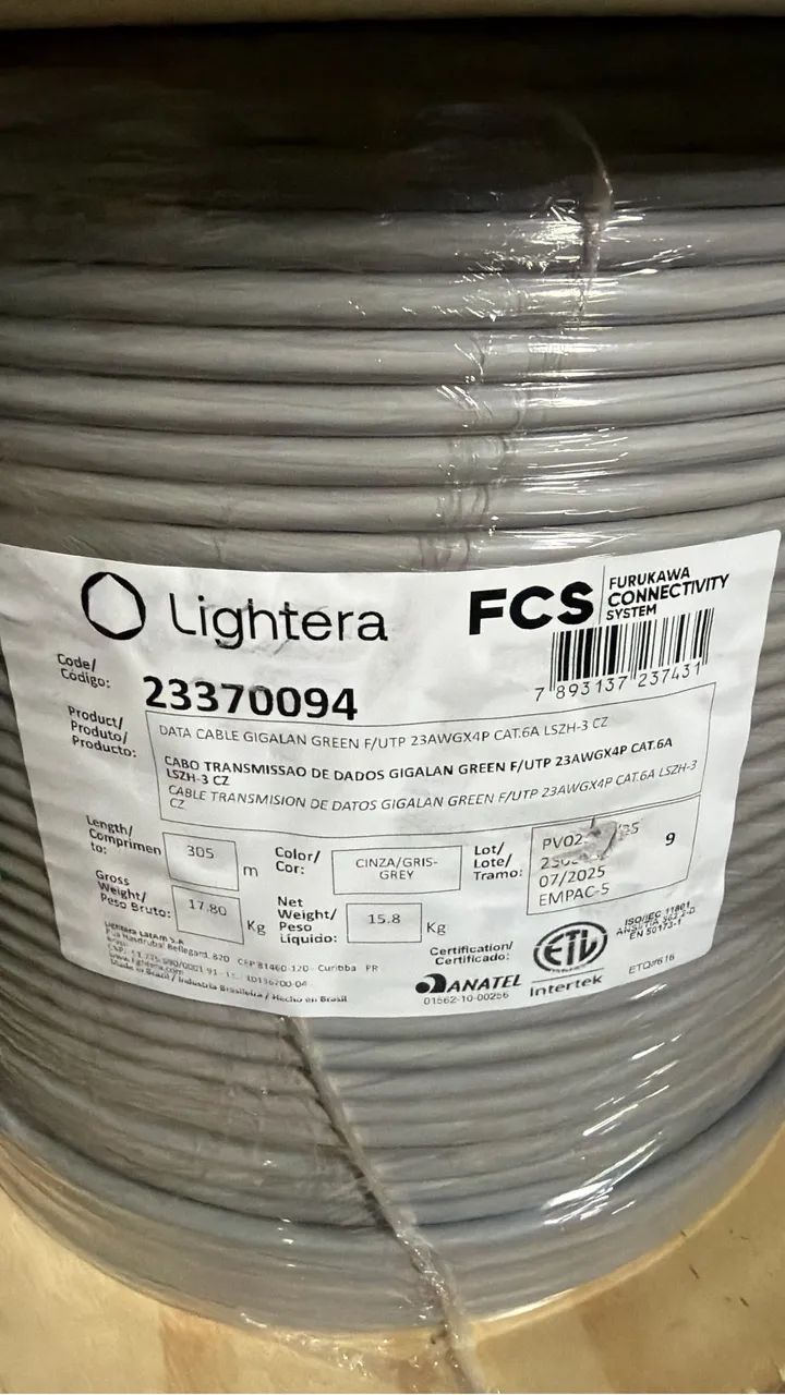 Bobina Gigalan Cat6A