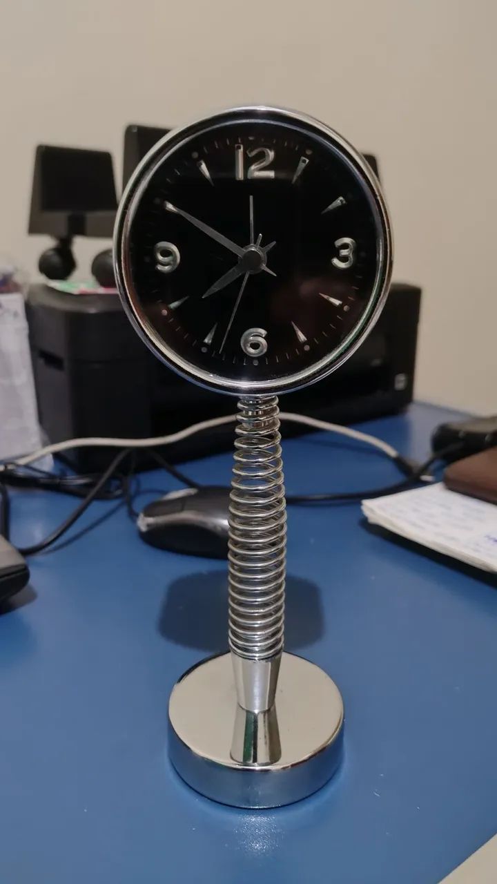 Relógio de Mesa com base de Mola