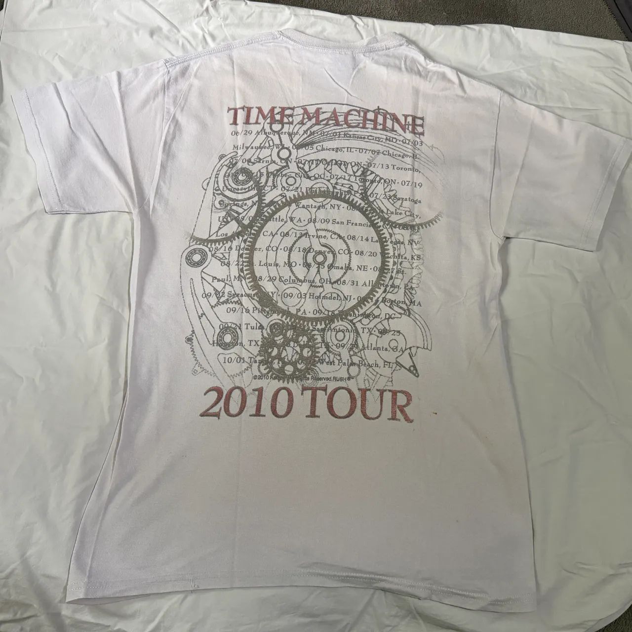Camiseta da turnê Rush - Time Machine Tour 2010 - usada original importada  - Foto 2