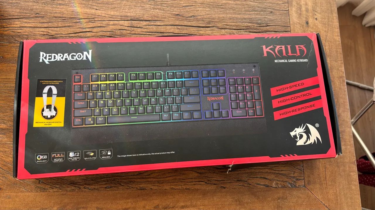 Teclado Mecânico Redragon Kala RGB Switch Azul - Foto 3