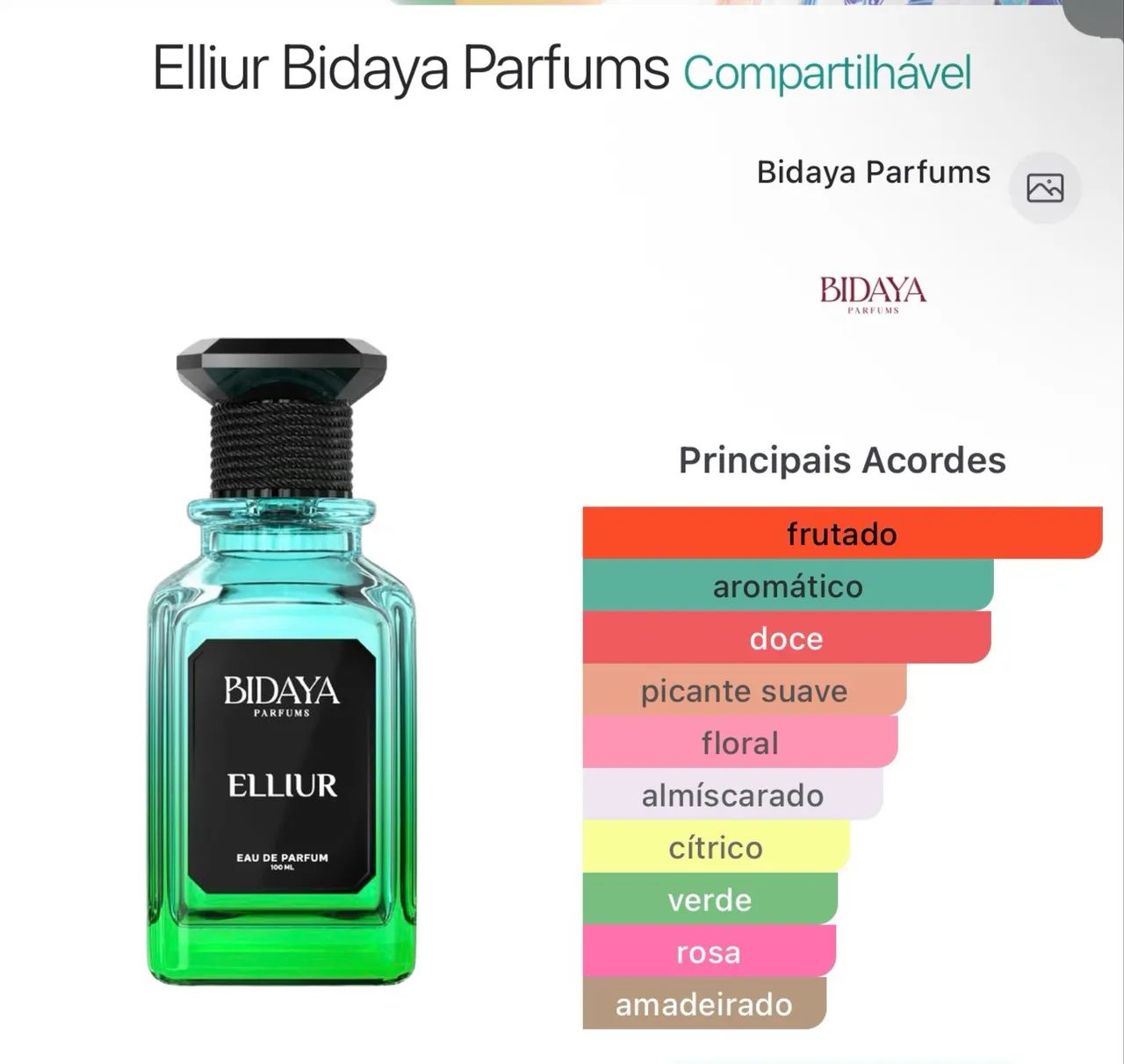 Perfume Elliur - Bidaya Parfums - Foto 2