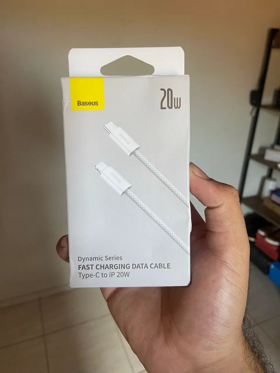 Cabo Baseus Dynamic Series 20W USB-C para Lightning - Novo/Lacrado