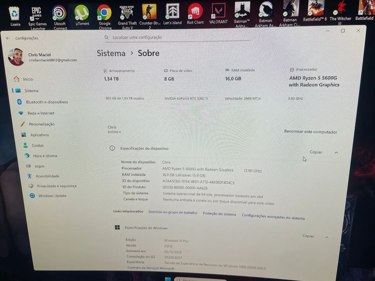 Complete Gaming PC65723511174401122