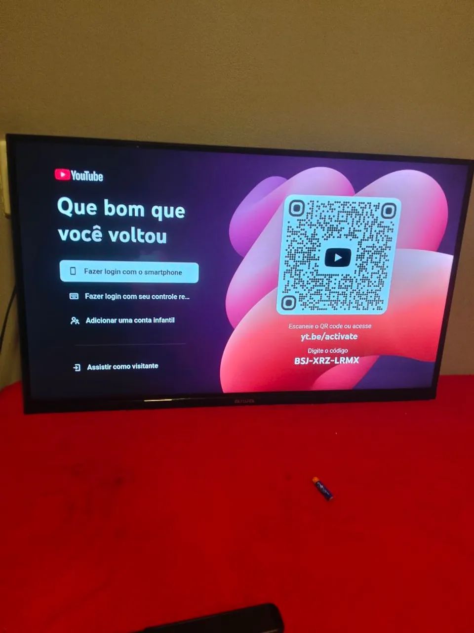 Vendo televisão 32 polegadas Android smart funcionando perfeitamente tem controle e os pé  - Foto 5
