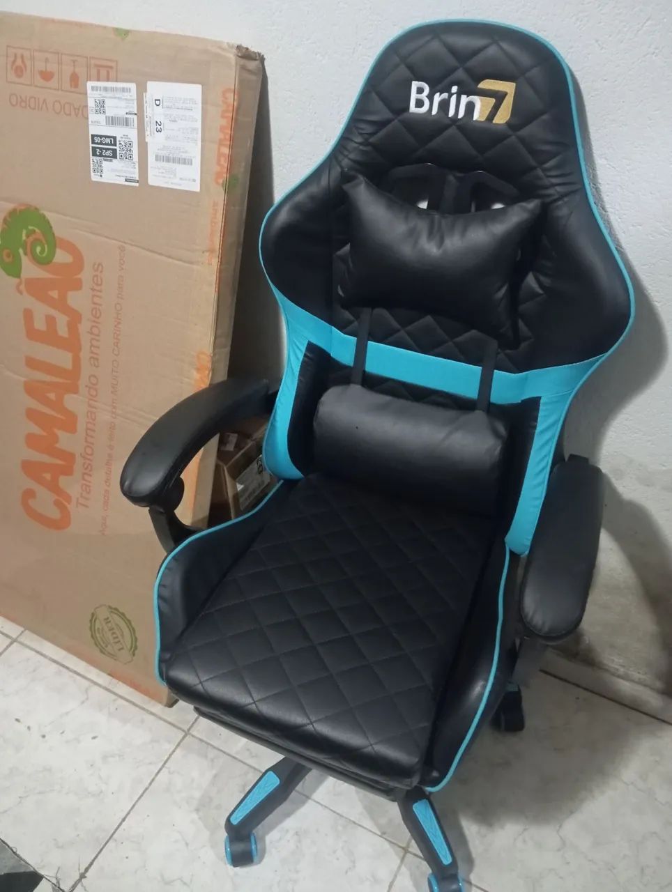Cadeira gamer nova, negócio em cadeira ergonômica gamer - Foto 3