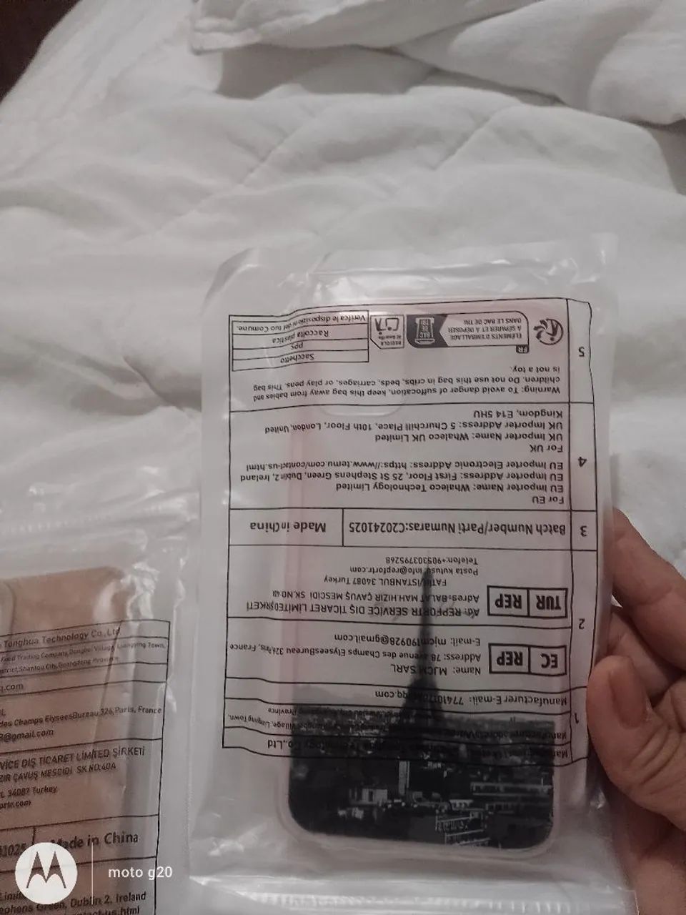 Capa para celula