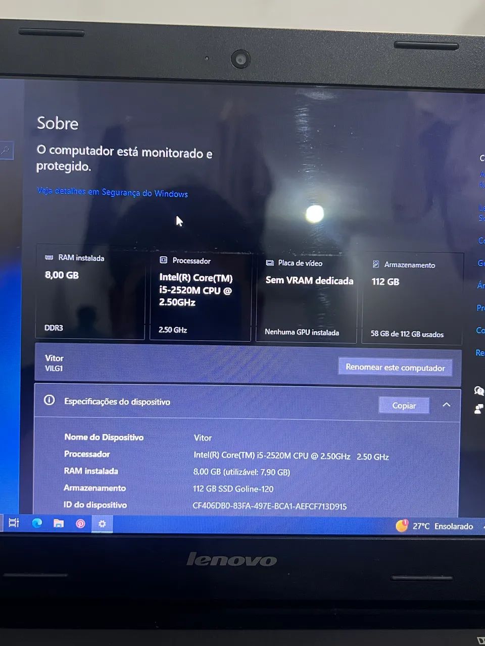 NOTEBOOK LENOVO - Foto 3