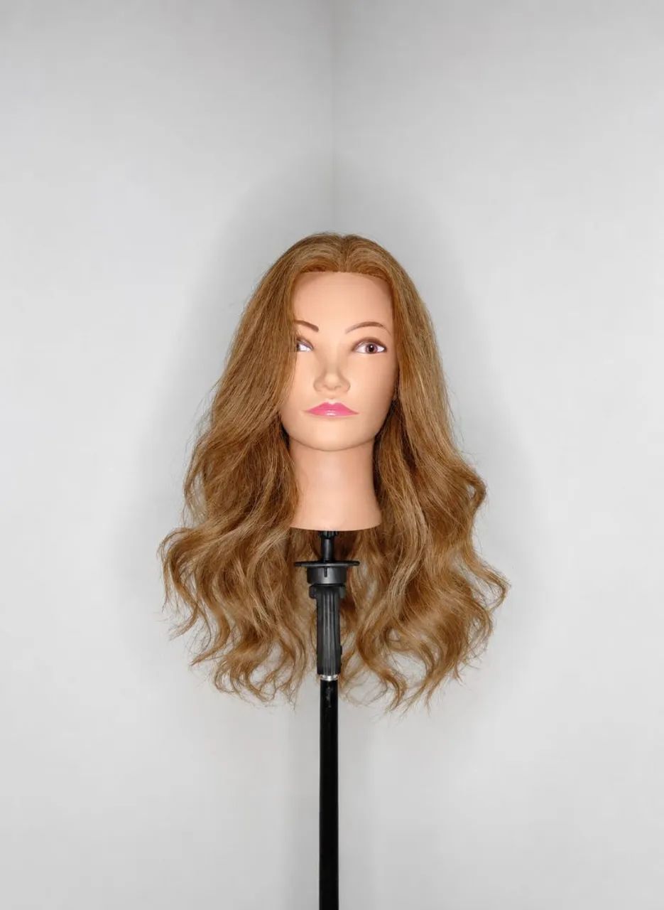 Cabeça de Treino Cabelo Natural Humano  - Foto 3