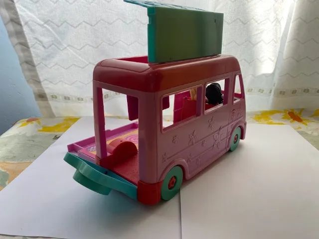 Van Camper Polly Pocket Raro Antigo - Foto 4