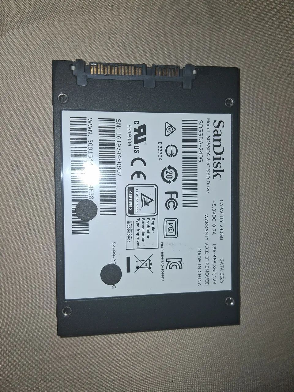 SSD Sata 240GB  - Foto 2