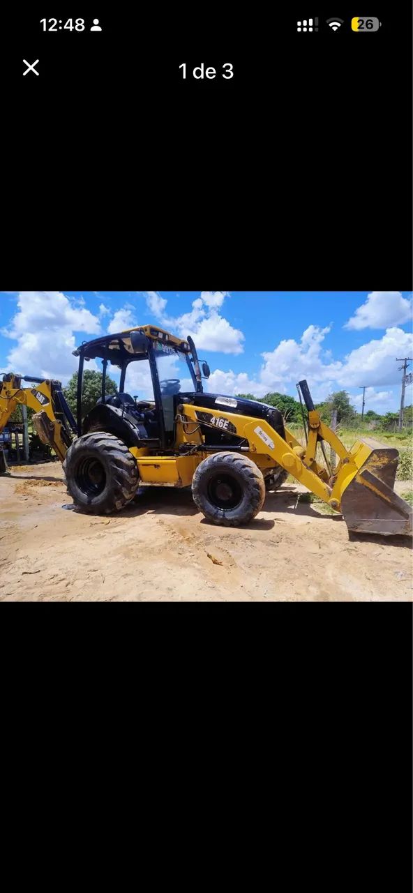 Retroescavadeira caterpillar 416E