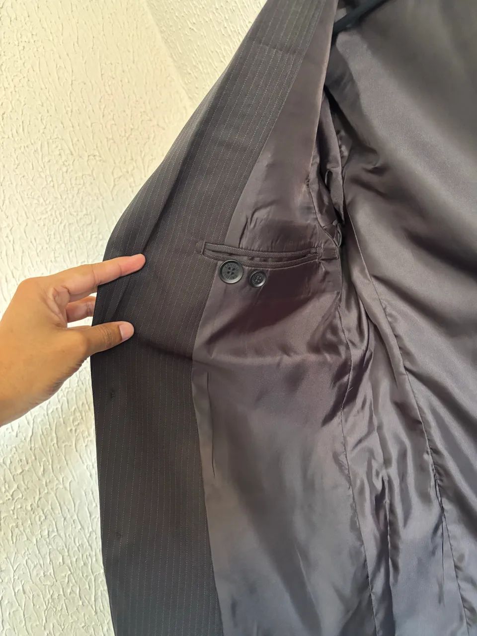 Blazer Masculino Grafite - Foto 2