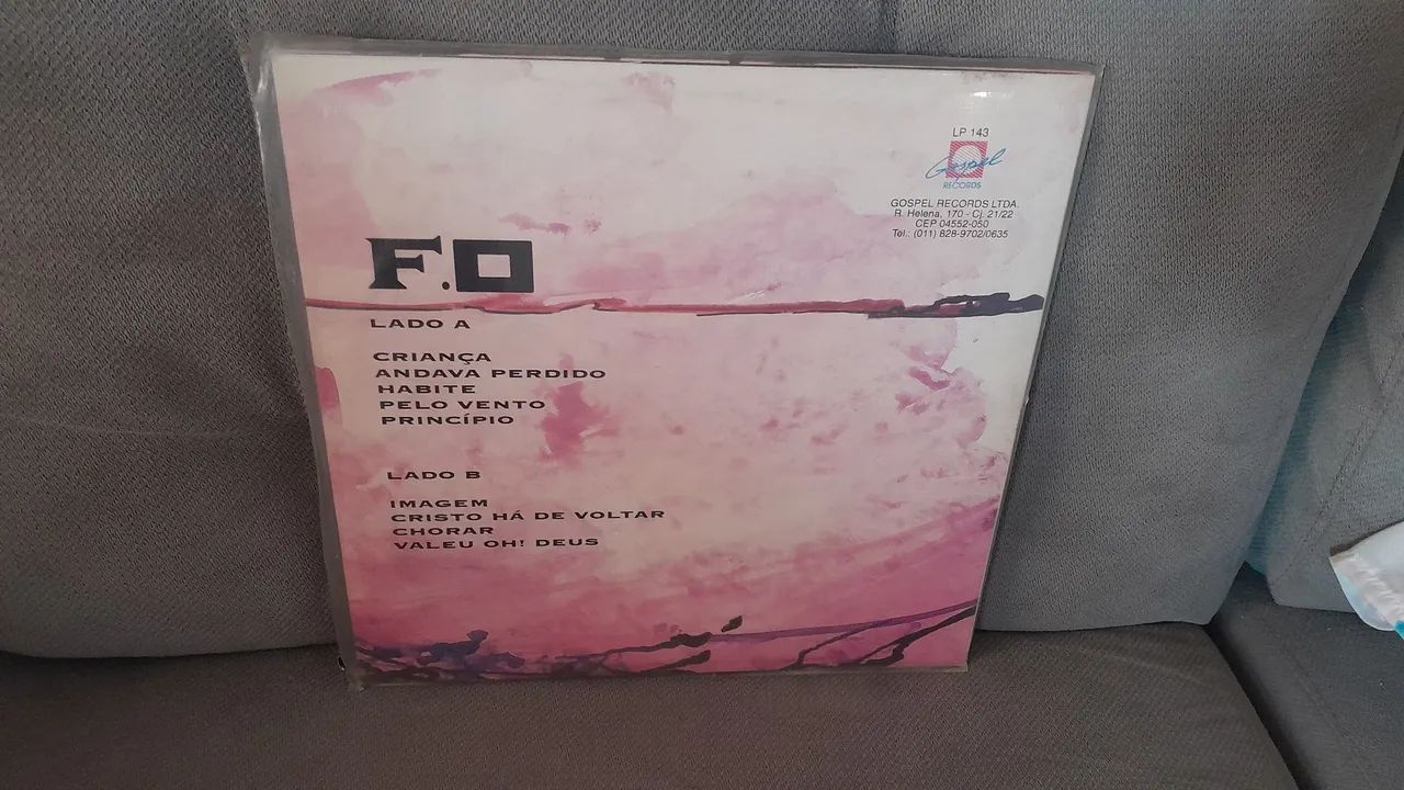 Disco de vinil evangélico grupo f.o - Foto 2