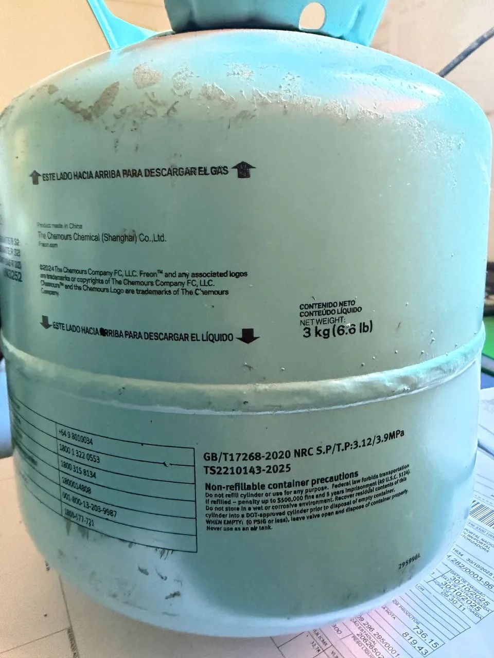 Gás R32 freon  - Foto 5