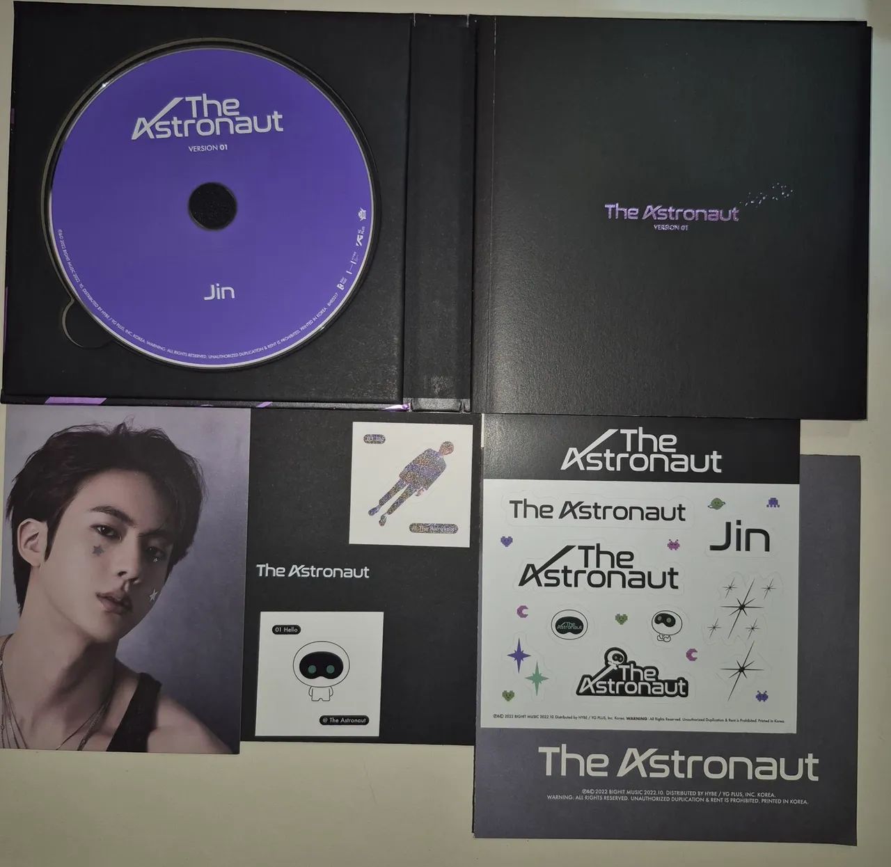 BTS Jin solo álbum The Astronaut purple version com pc - Foto 2