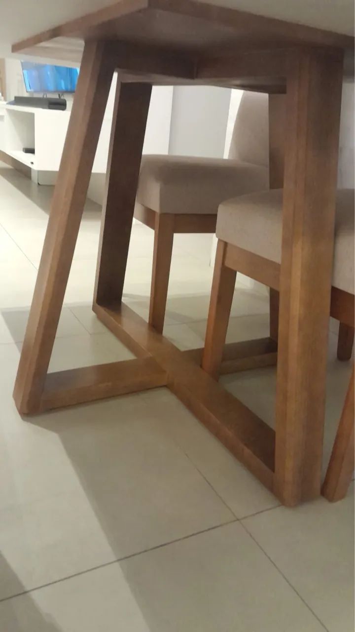 Mesa de jantar 4 cadeiras  - Foto 5