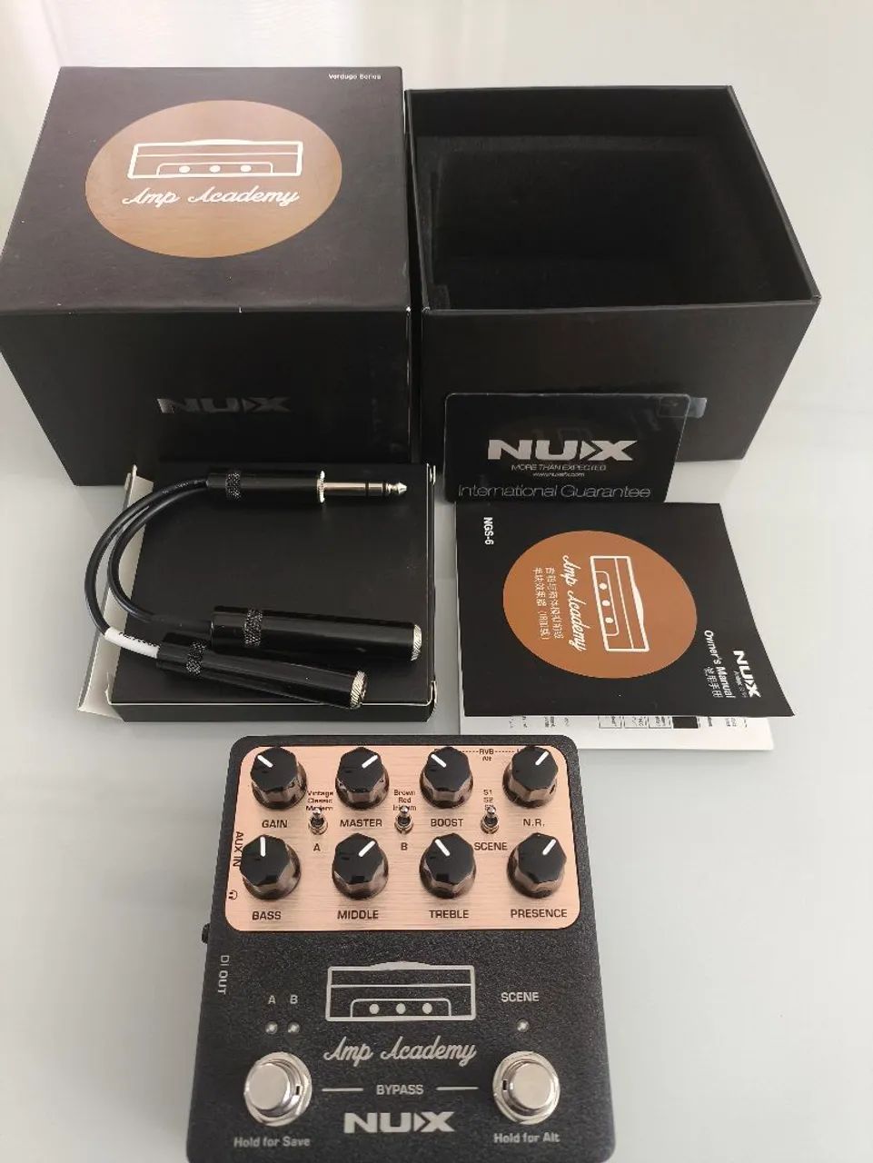 ギター NUX Amp Academy Pedal de guitarra Nux Amp Academy - Instrumentos musicais