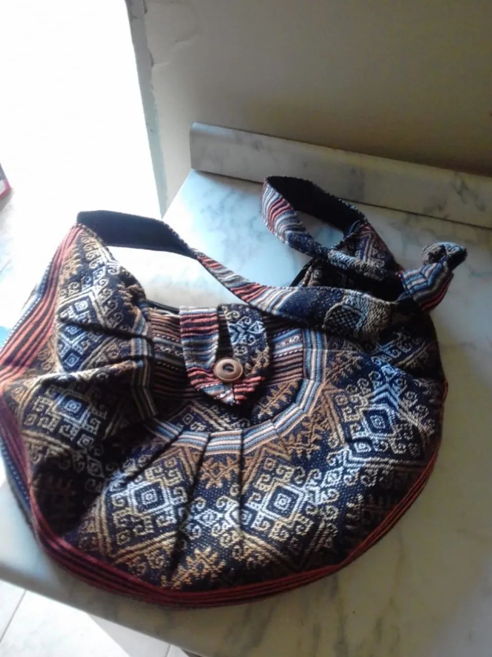 Bolsa linda (nova) de tecido- jacarei - Foto 2