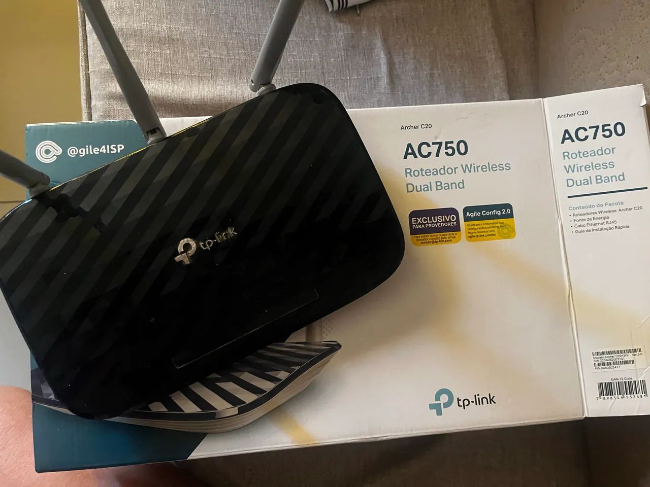Roteador wireless Dual Band AC750