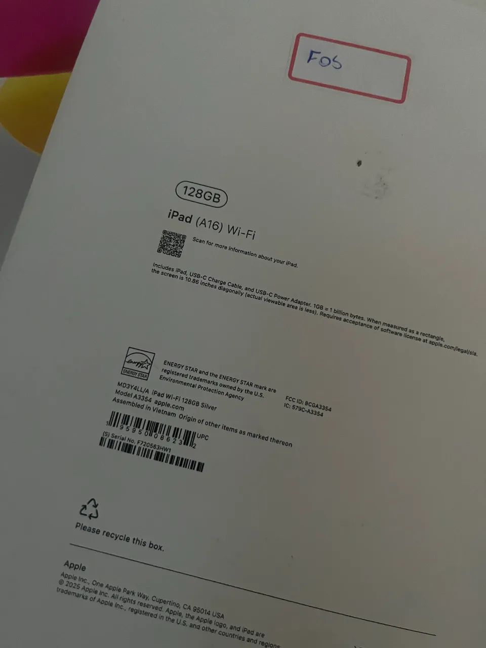iPad 11 128gb Wi fi 