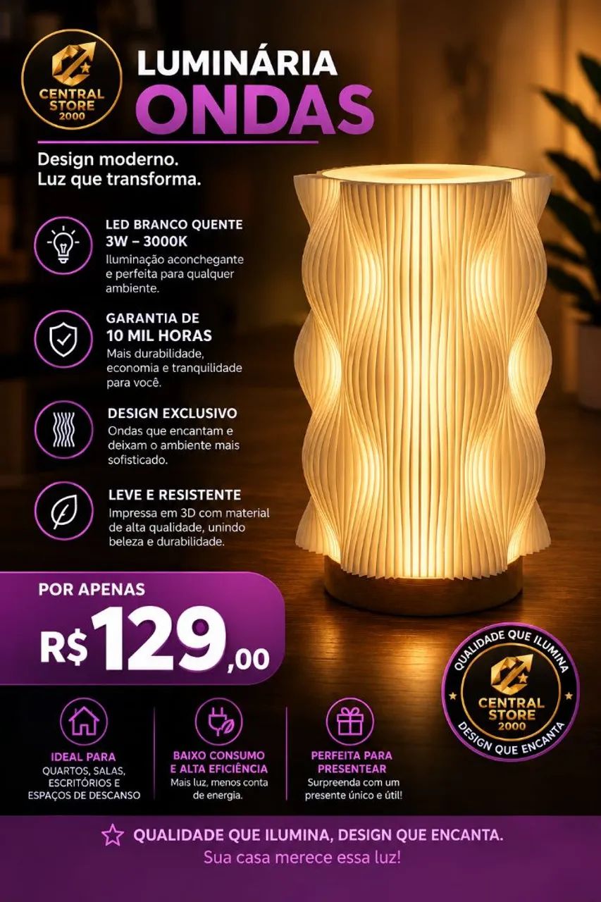Luminarias Ondas