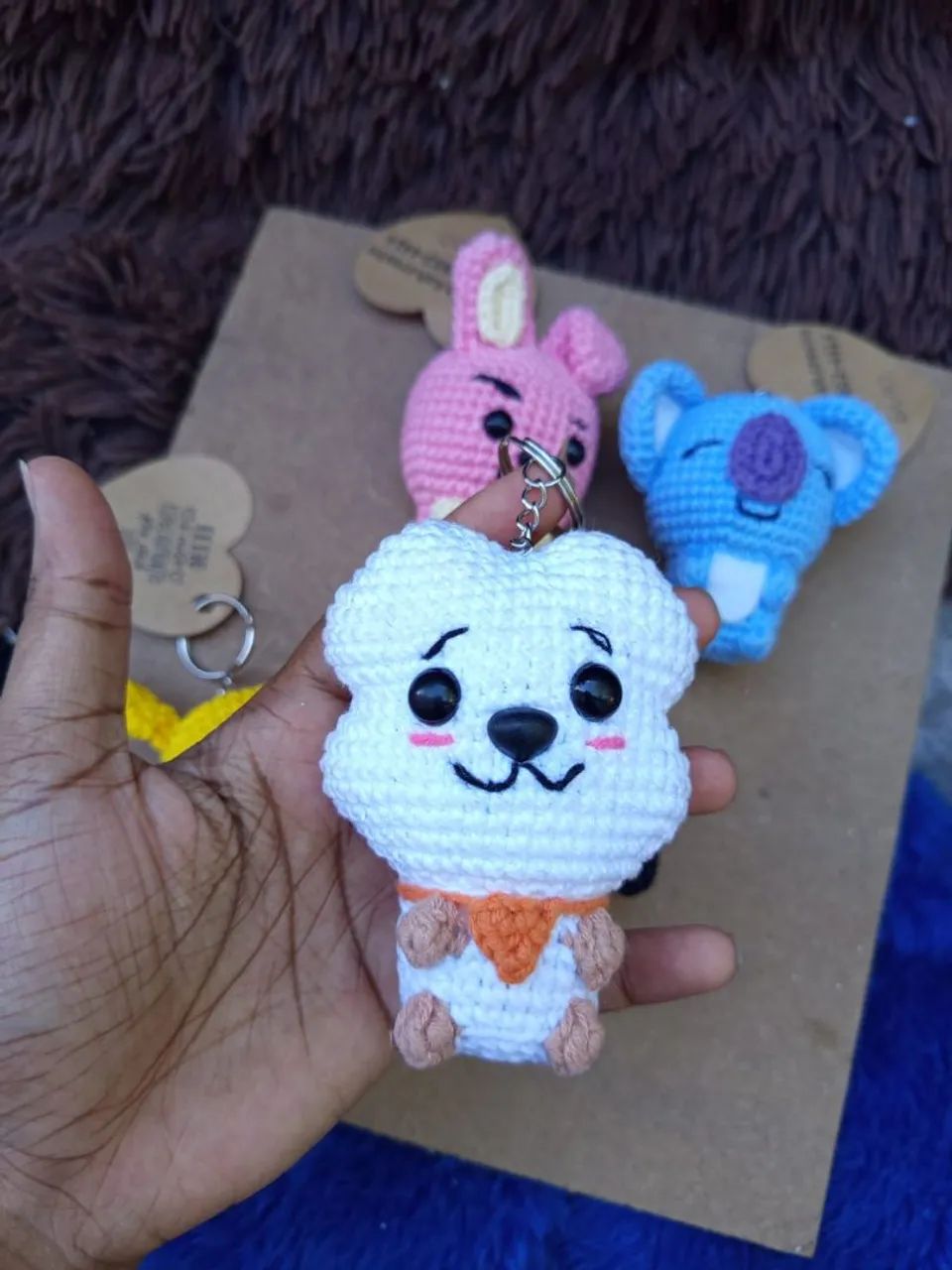 Chaveiros BTS amigurumi  - Foto 3