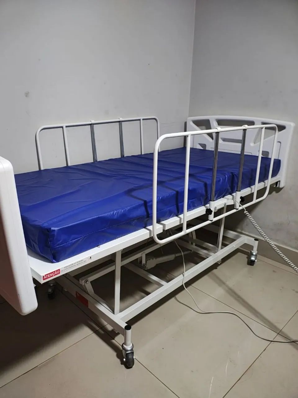 Cama Hospitalar Elétrica Elevação E Colchão - Foto 3