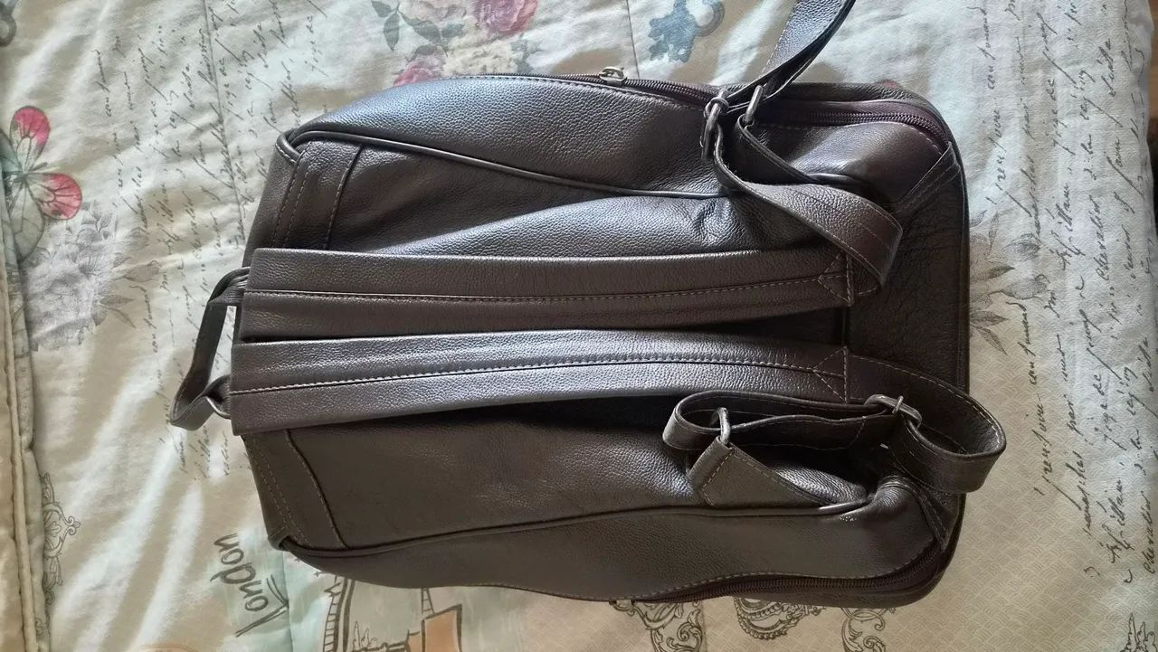 Mochila Executiva de Couro Letigimo - Foto 2