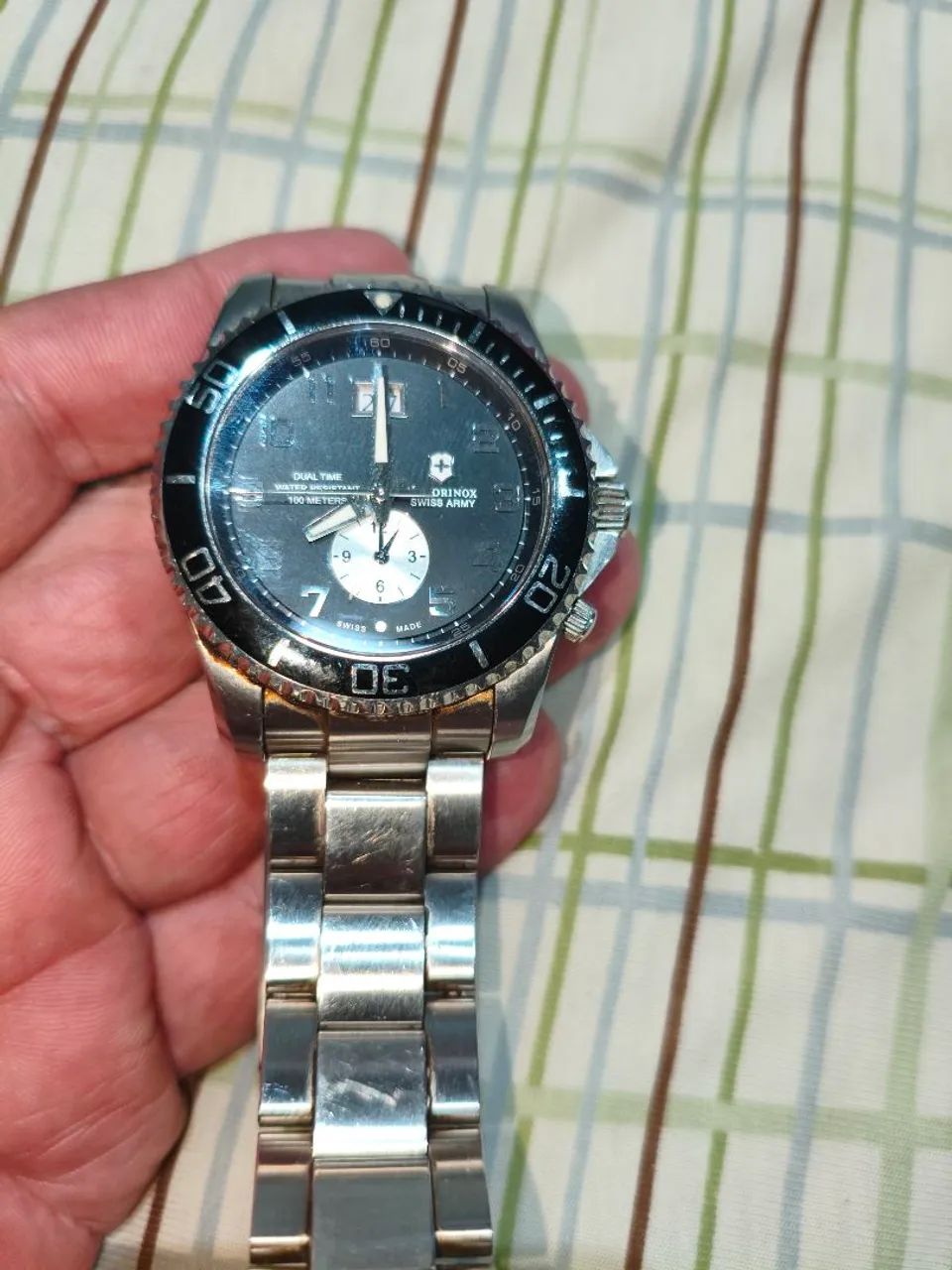 バイオニック・ジェミー　1.2 Relógio Victorinox Swiss Army Dual Time Maverick - Acessórios