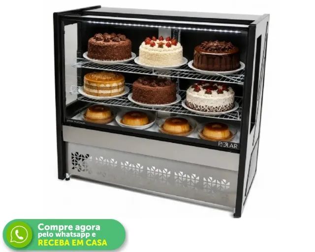 Balcão de Tortas Ar Forçado 1,25M Polar