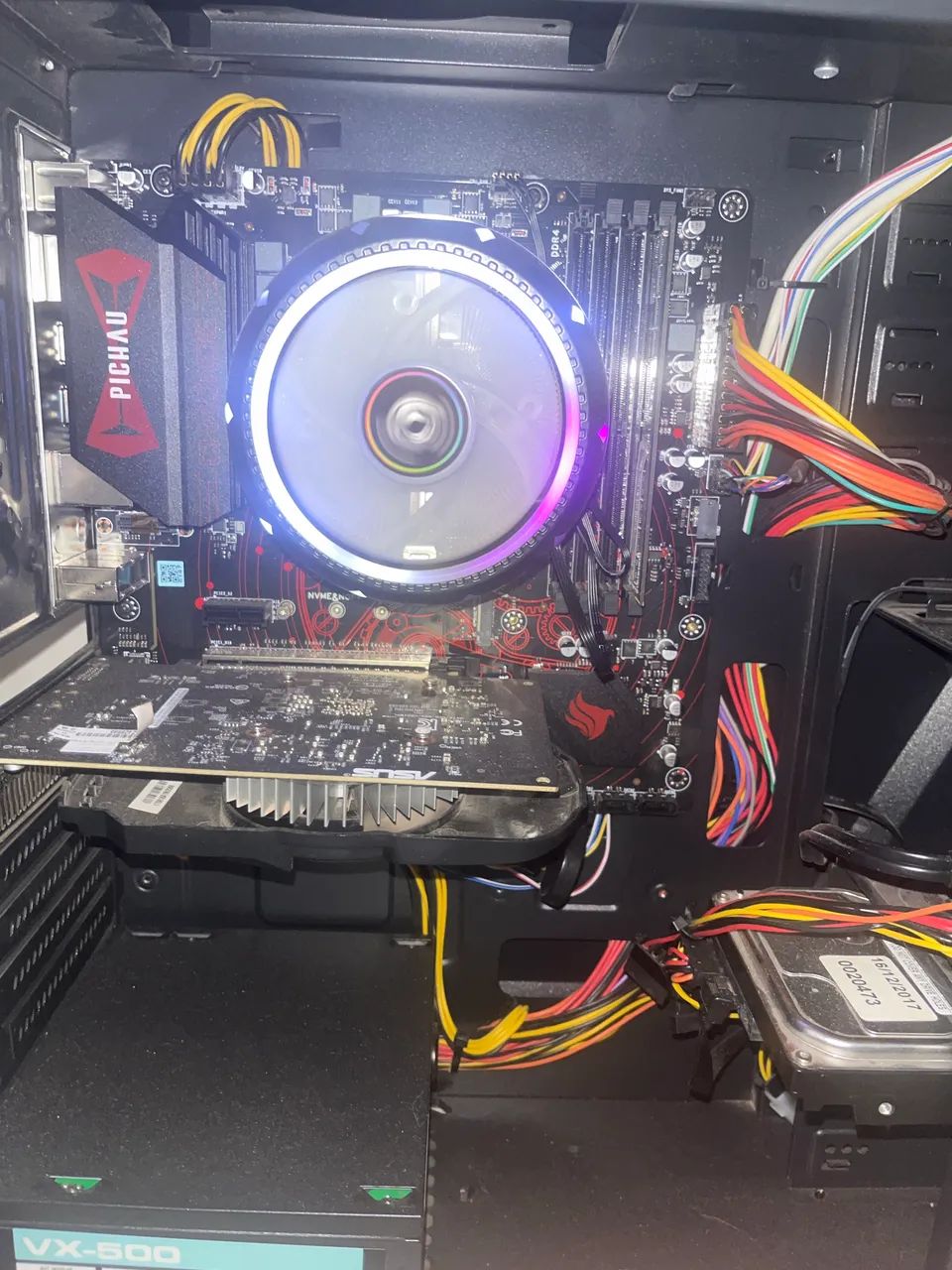 Placa de vídeo gtx 1050 2gb (usada durante 1 ano e 6,7 meses) utilizada apenas para games!