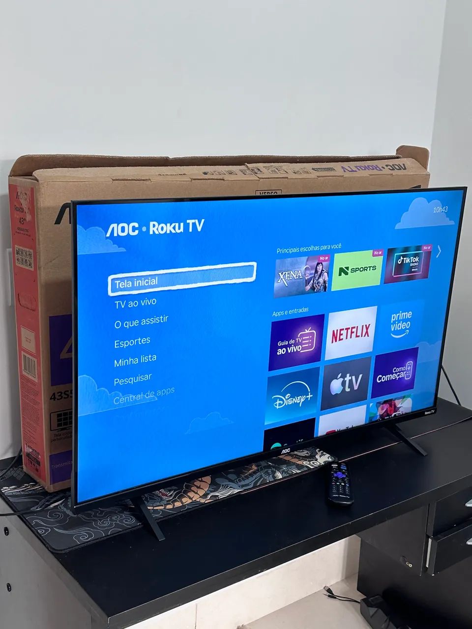 Tv smart 43 polegadas semi nova