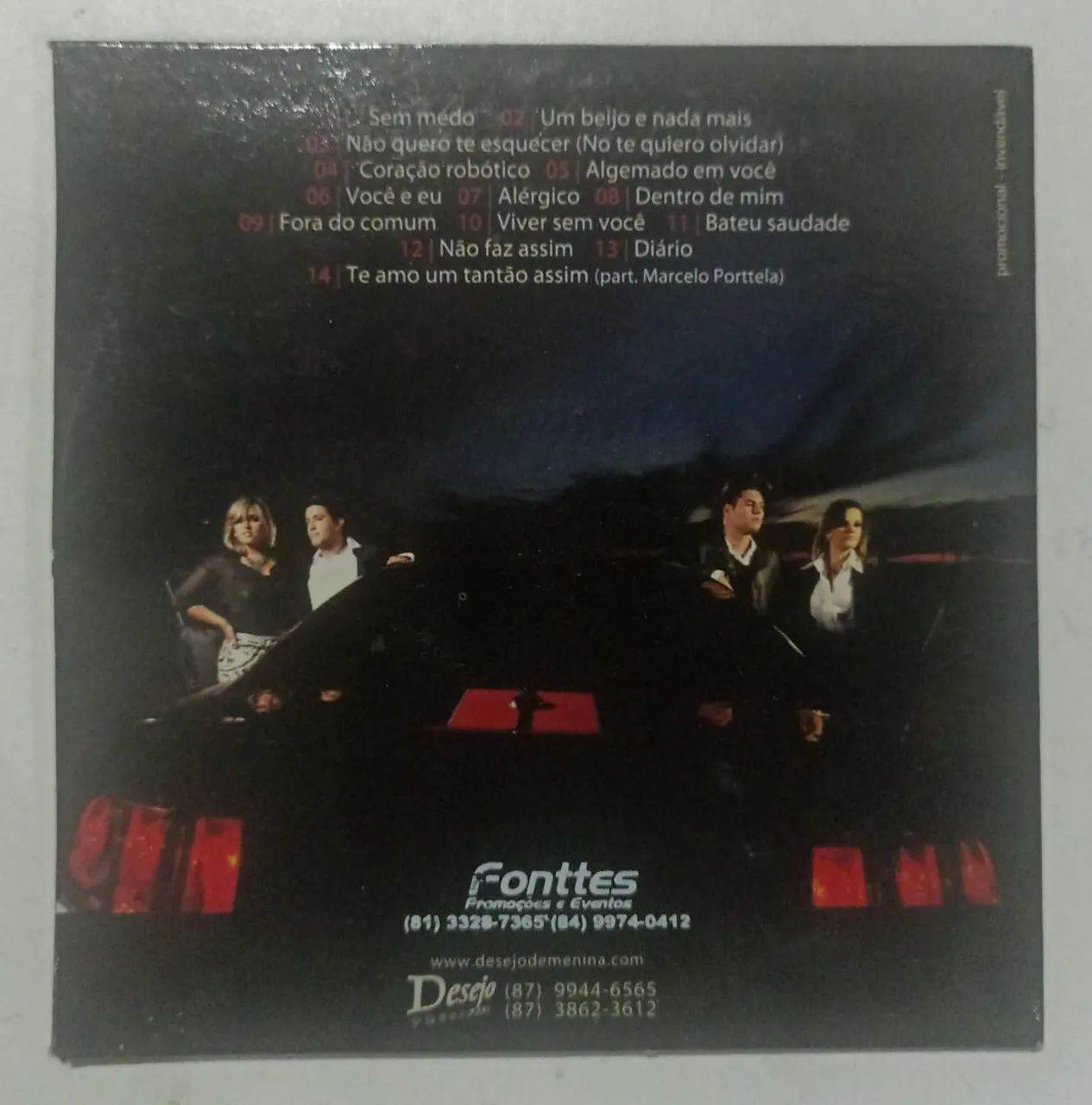 Cd Banda Desejo de Menina -sem medo  - Foto 3