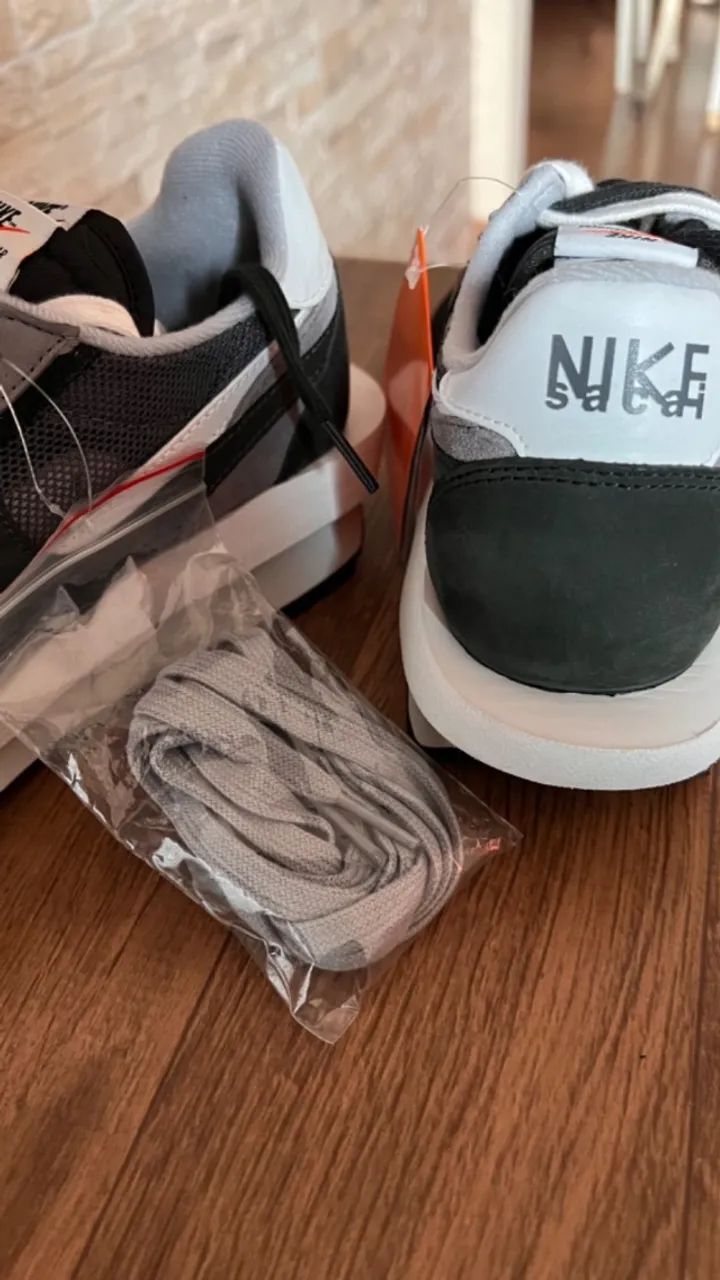 Tênis Nike Sacai LD Waffle Black - NOVO - Original - Foto 5