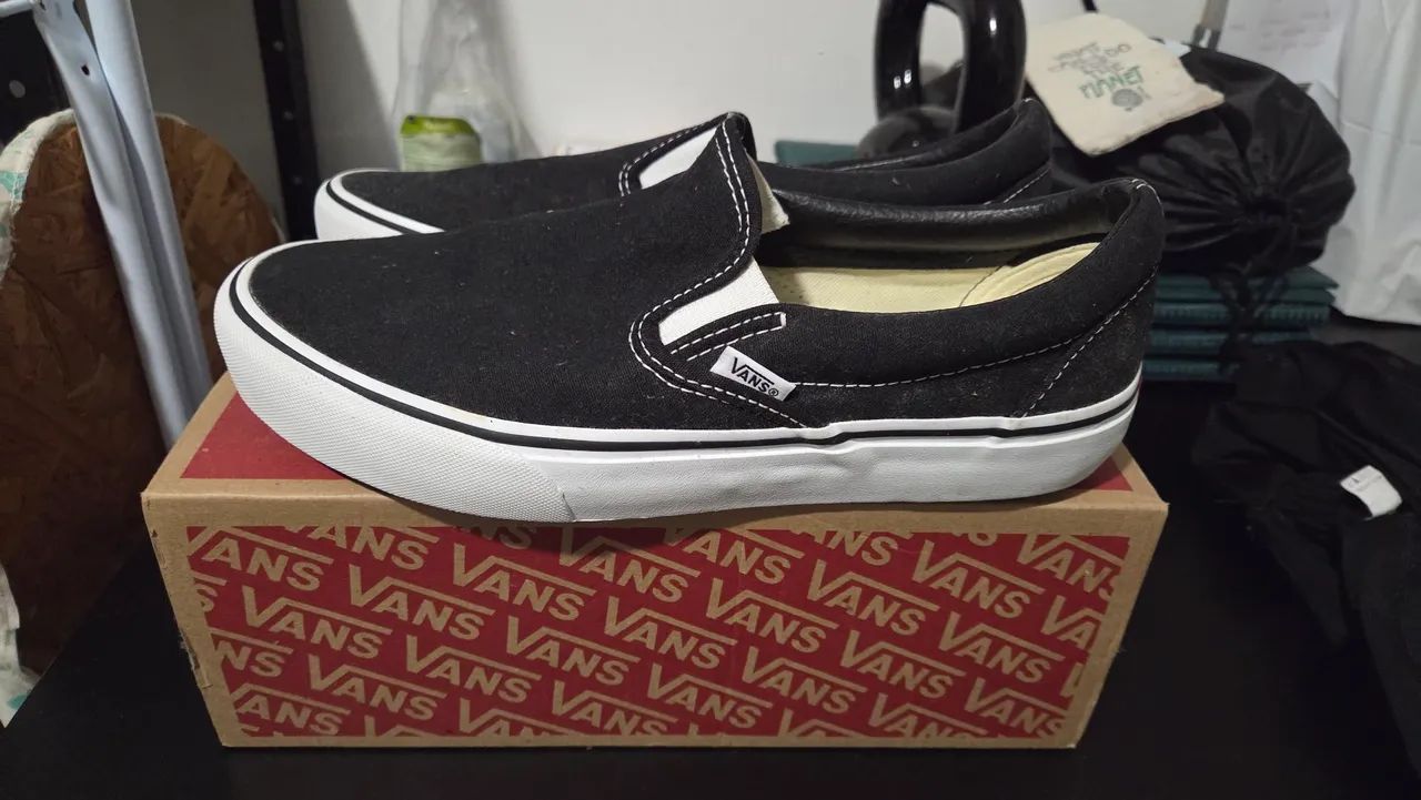 Tênis Vans - Slip On - Preto - Foto 5