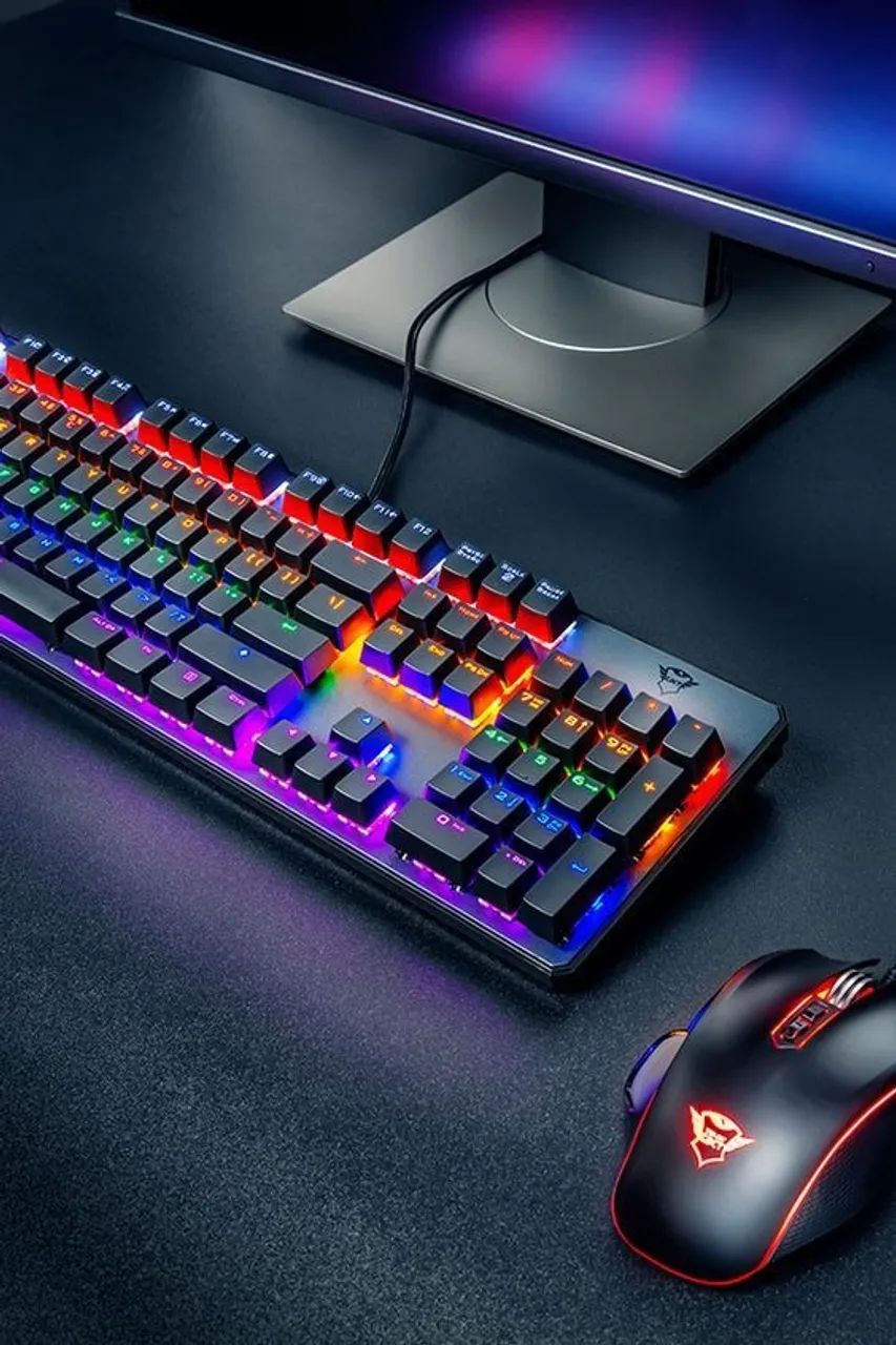 TECLADO E MOUSE GAMER KIT RGB