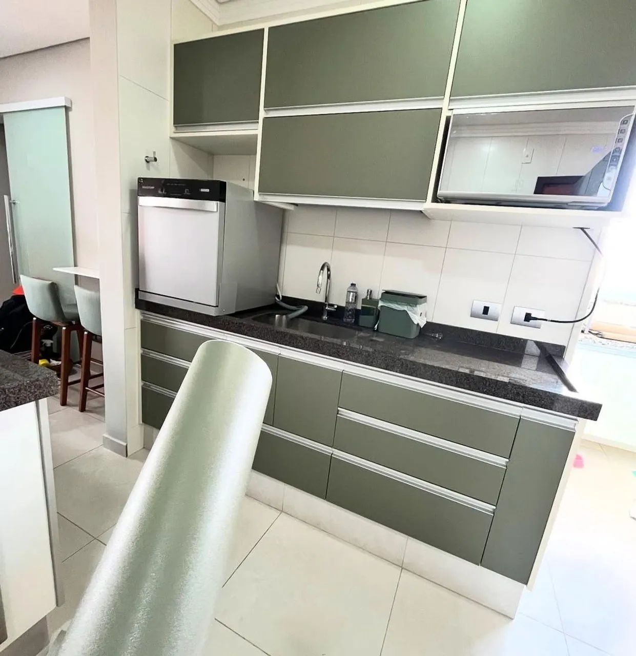 Envelopamento de armários de cozinha