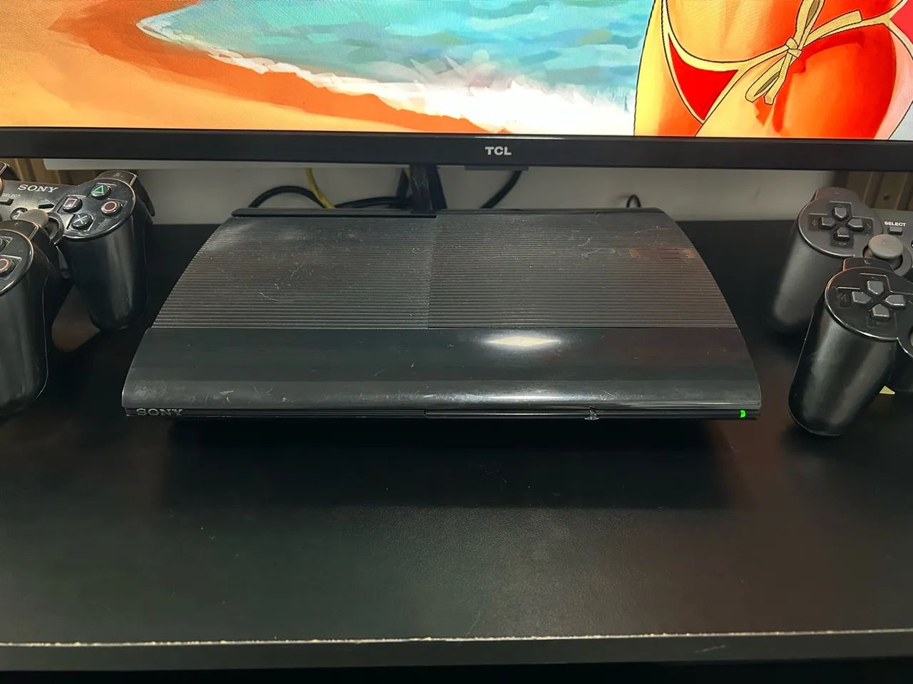 Ps3 super slim + jogos 