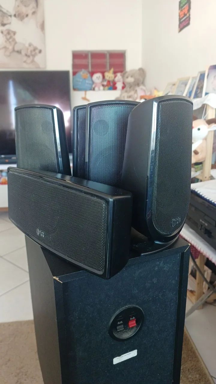 Caixas LG home theater 