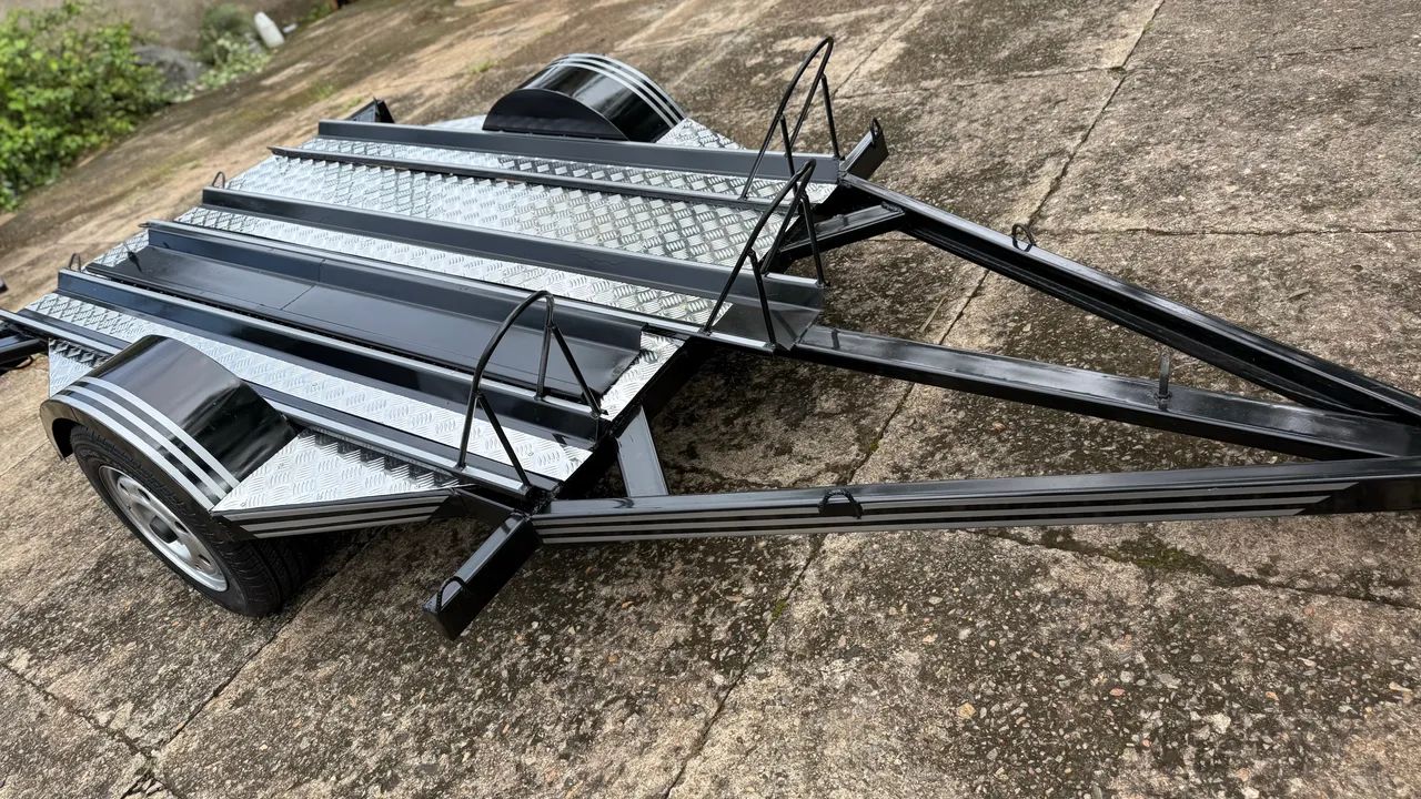 Carretinha para motos - Foto 4