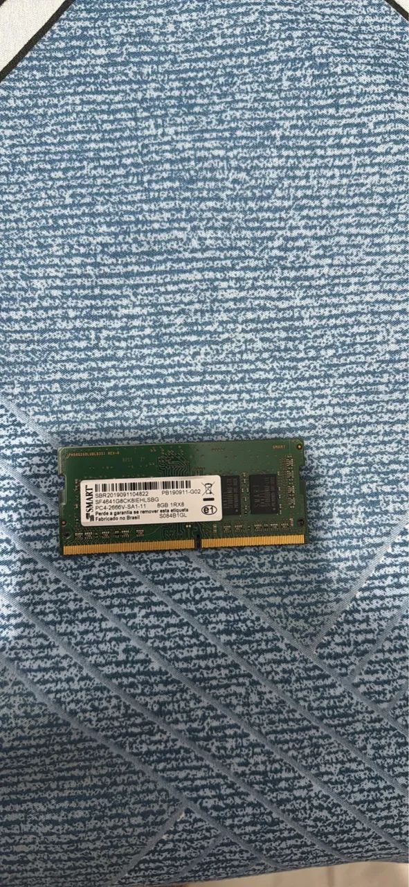 Memória de notebook DDR4 e 8gb de ram